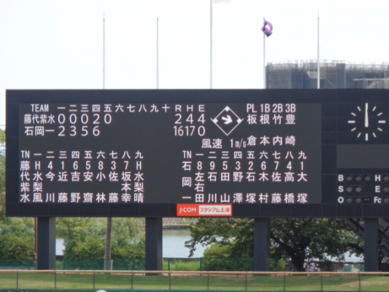 藤代紫水にコールド勝ち！2回戦進出を決める　　　　（秋季地区予選第1次）1回戦